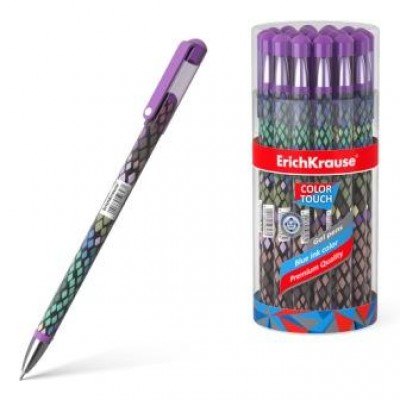 Ручка шариковая Erichkrause ColorTouch, Purple Python, 0.7 мм, синяя (24 шт/уп)